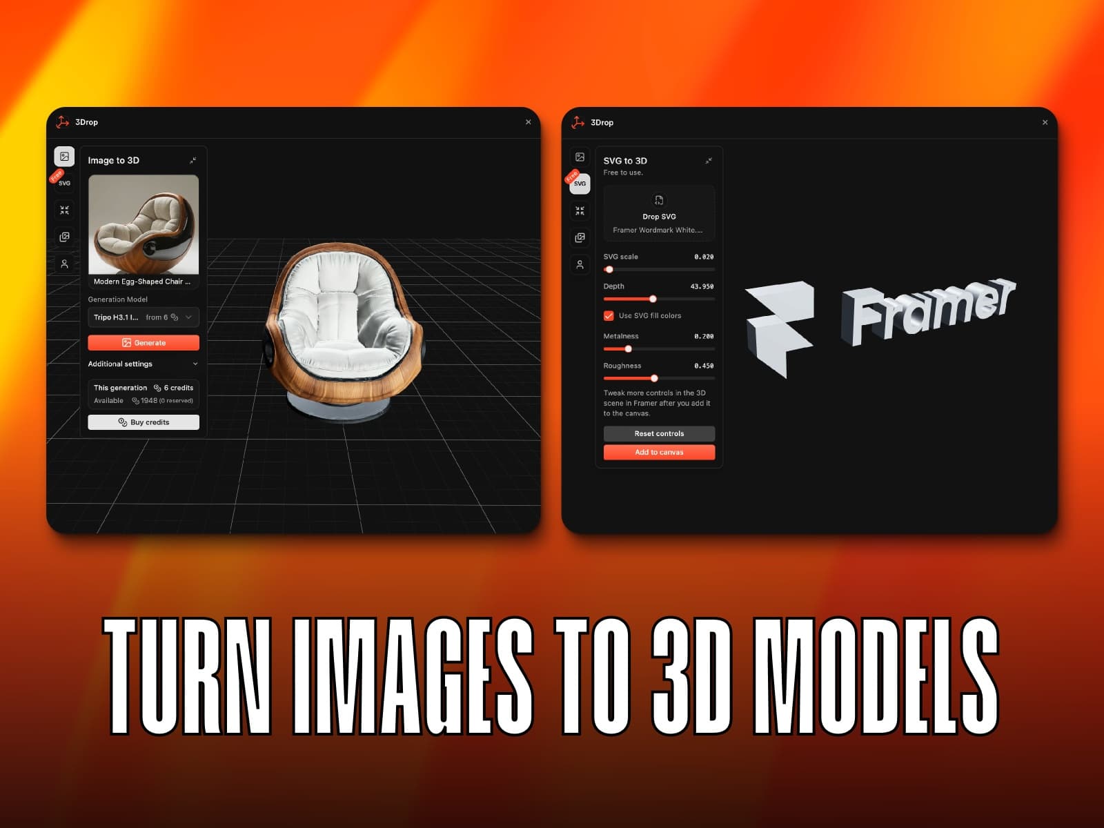 3Drop — Image in. 3D out, on canvas. - Image 2
