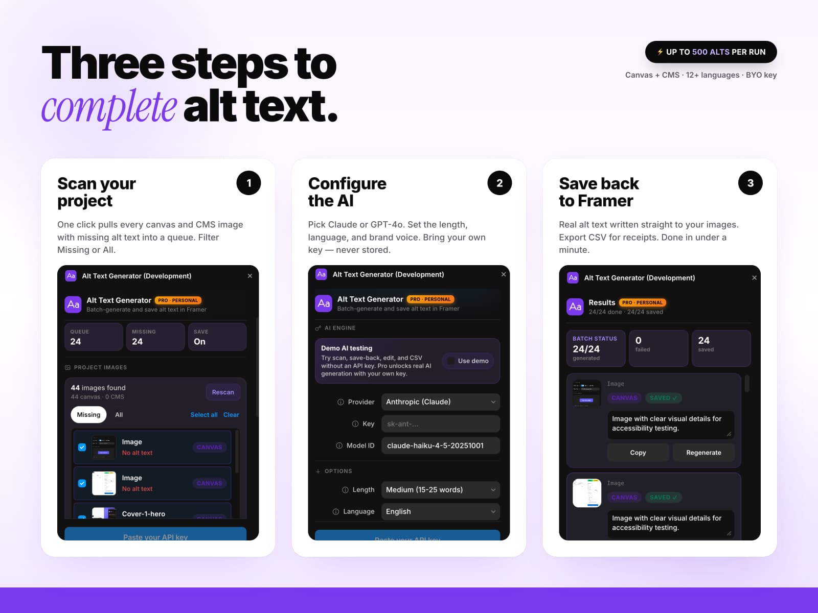 AltSmith — Batch alt text. SEO-ready ⚡ - Image 2