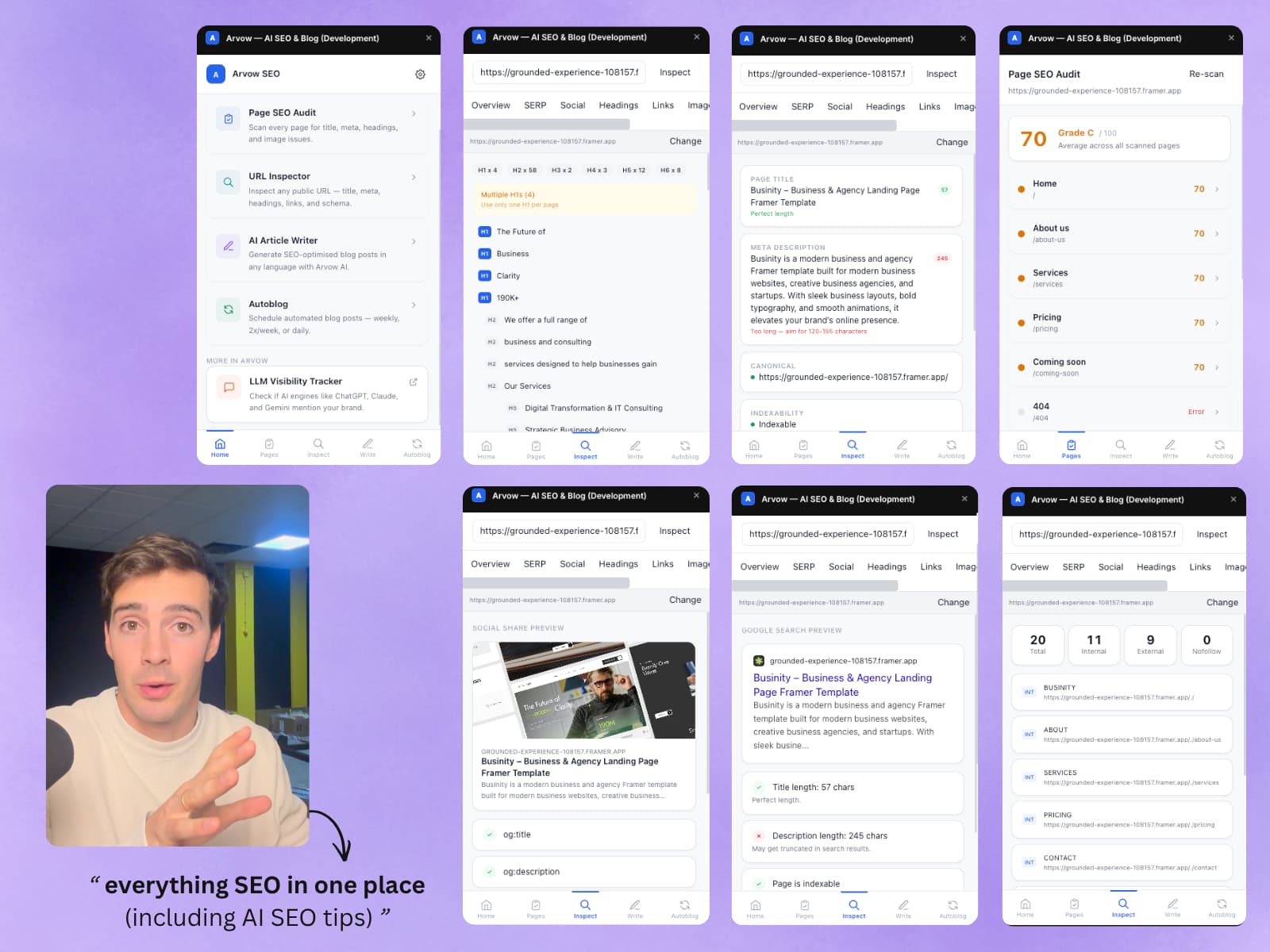 Arvow — AI SEO & Blog — AI SEO Writer & Site Optimizer - Image 2