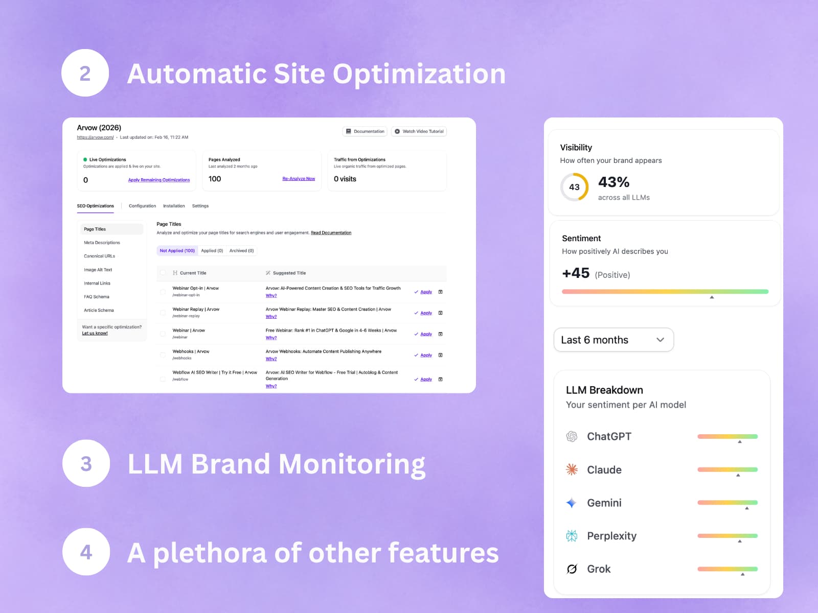Arvow — AI SEO & Blog — AI SEO Writer & Site Optimizer - Image 4