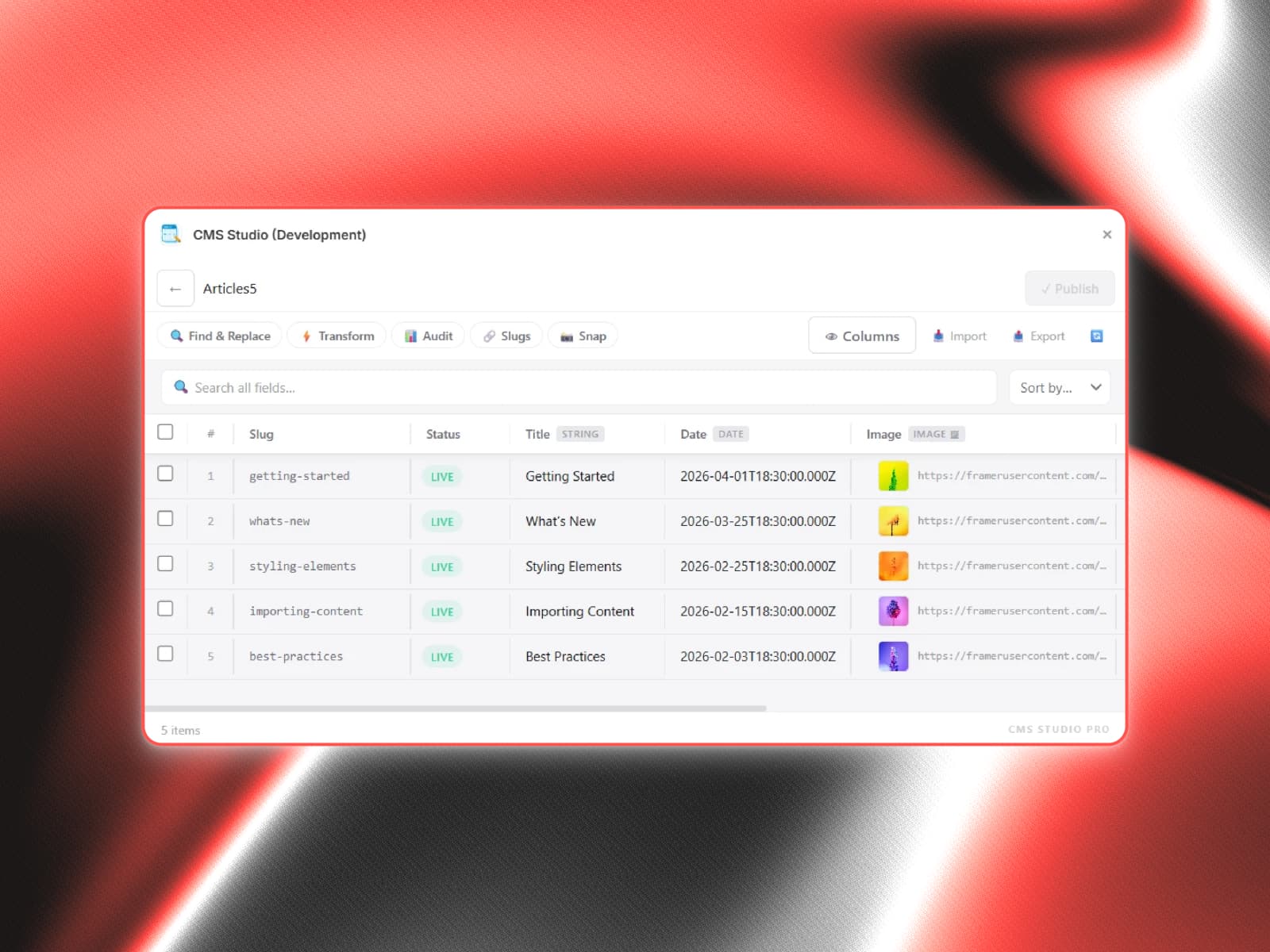 CMS Studio — Framer CMS, like a spreadsheet - Image 2