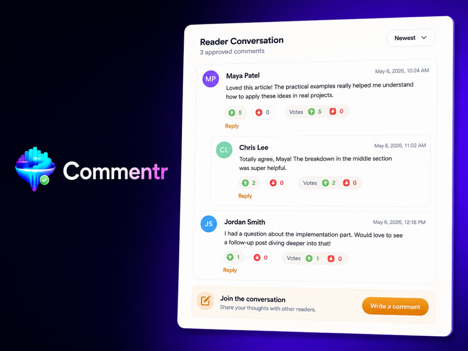 Commentr Setup — Turn Readers Into Community - Image 4
