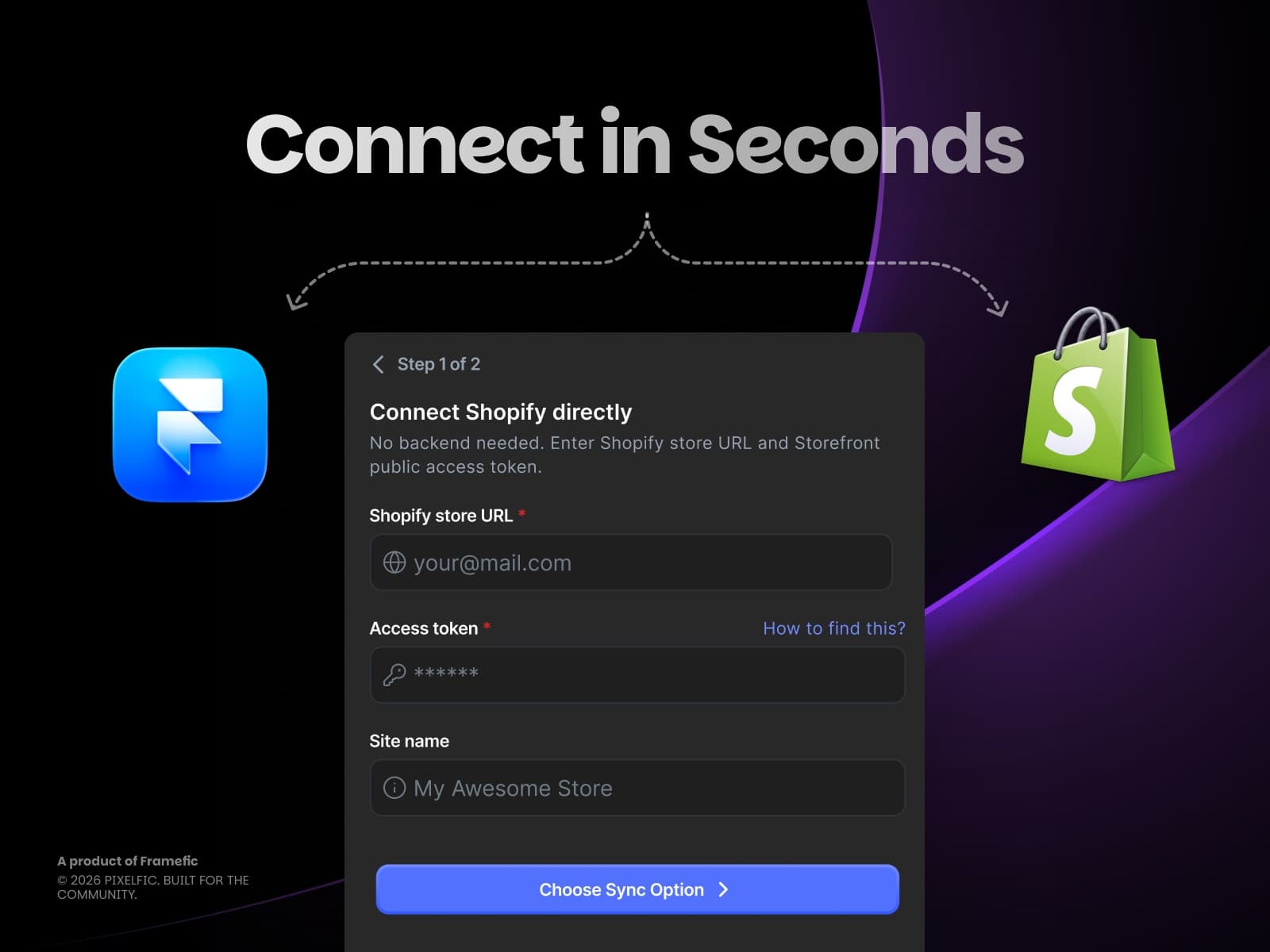 Connectfic — Shopify Sync for Framer - Image 3