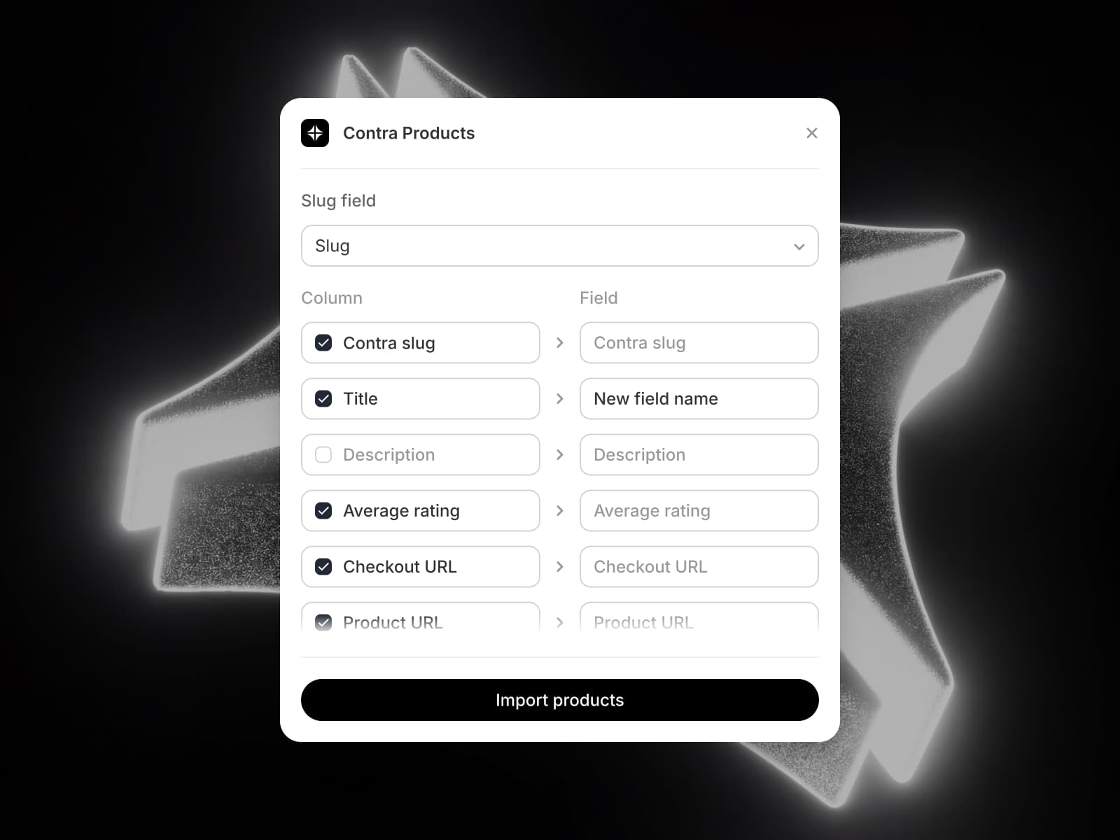 Contra Products — Digital Product Sync