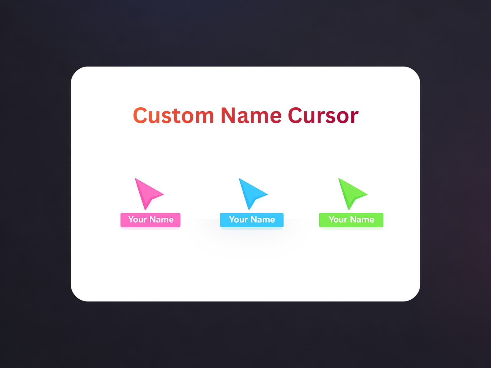Custom Name Cursor Badge — Make Cursor Name Badge - Image 2