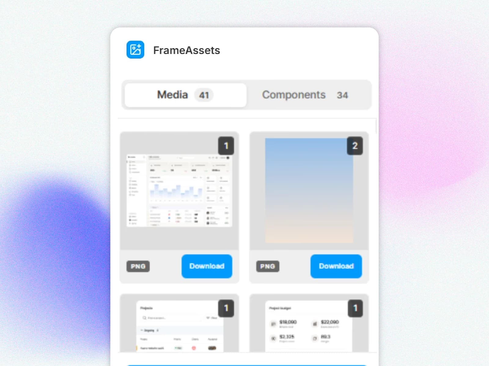 FrameAssets — Browse All Project Assets