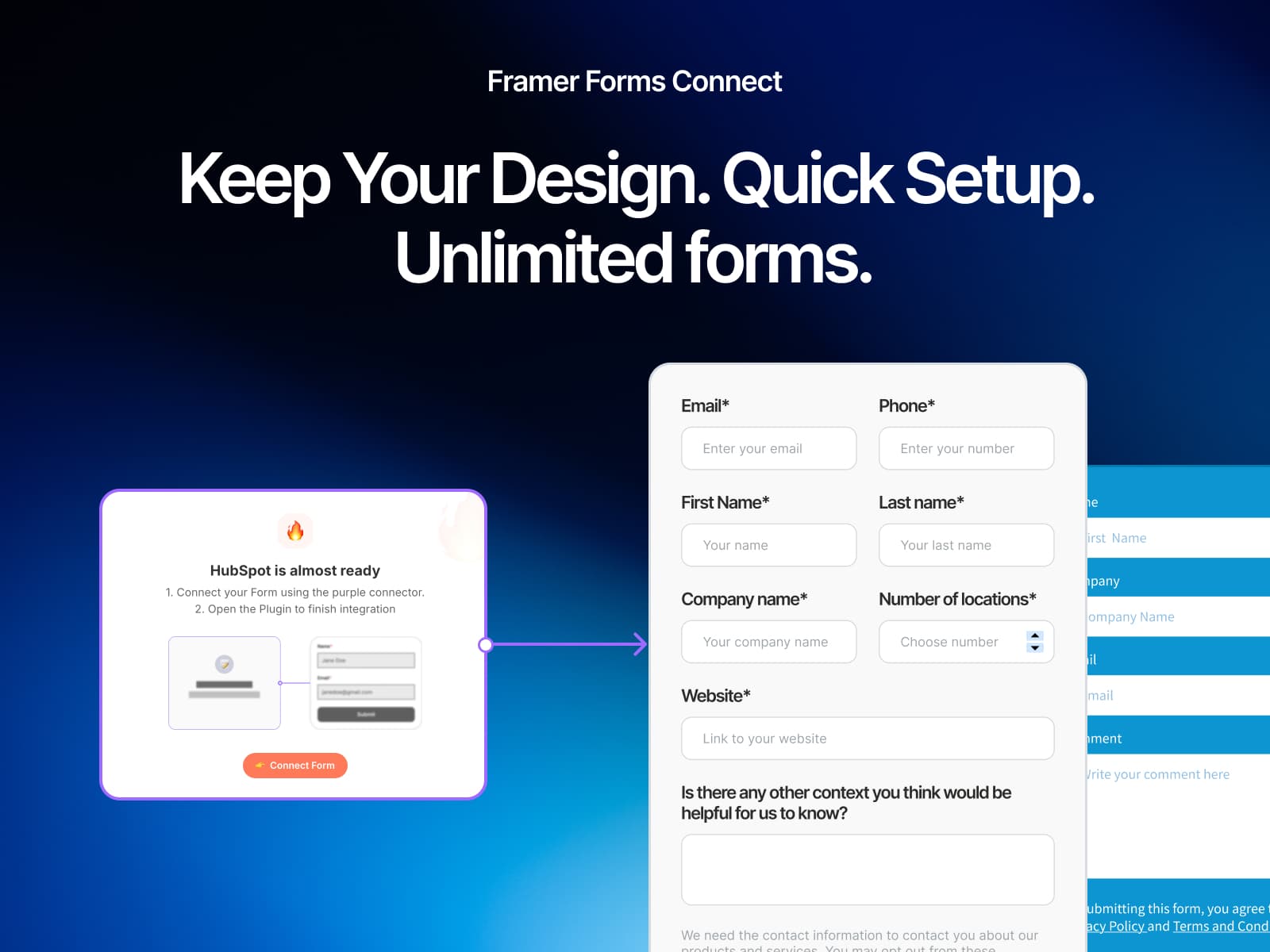 Framer Forms Connect — Add HubSpot, Mailchimp & more - Image 3