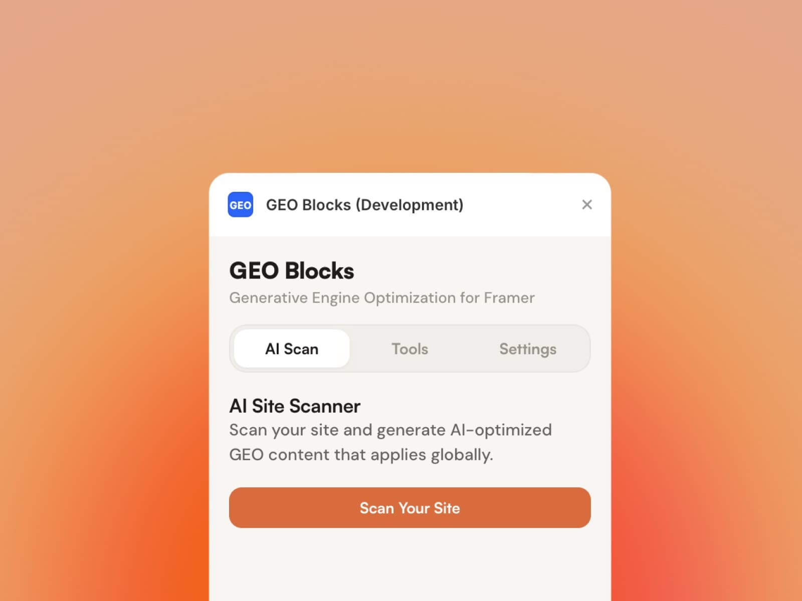 GEO Blocks — AI search optimization plugin