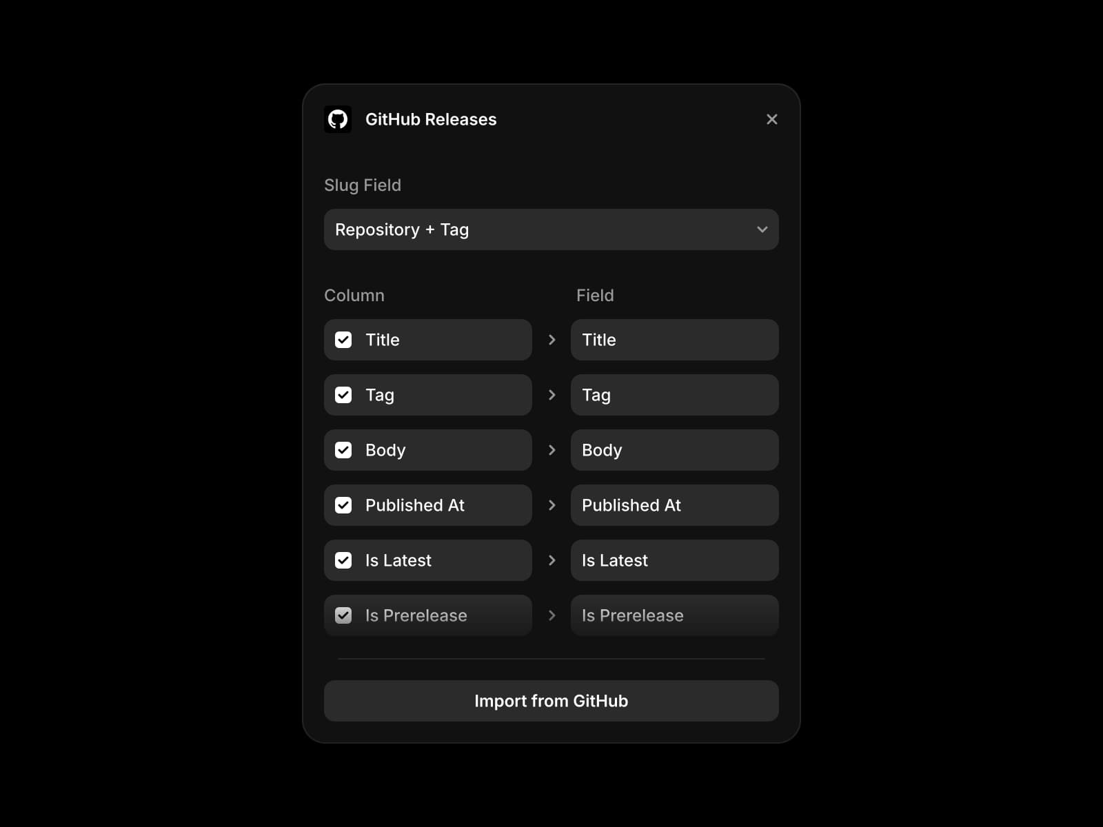 GitHub Releases — Sync GitHub Releases to CMS - Image 2