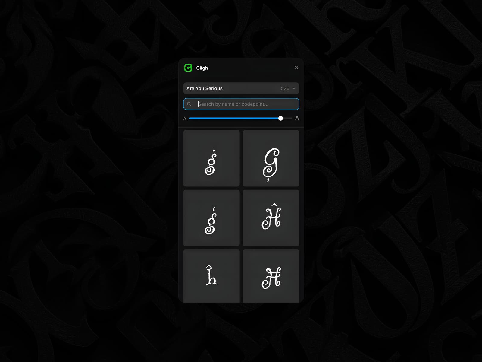 Gligh — Every glyph, one click away - Image 2
