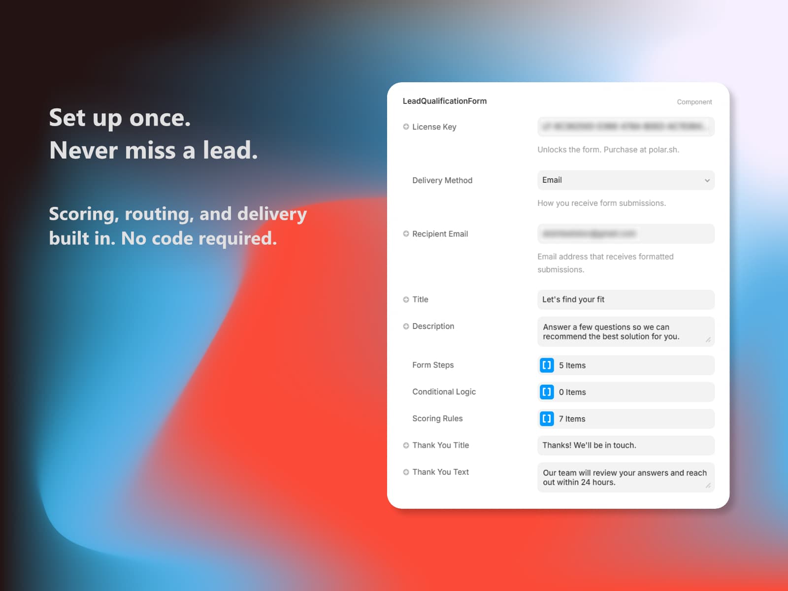 Lead Form — Score. Route. Convert. - Image 2