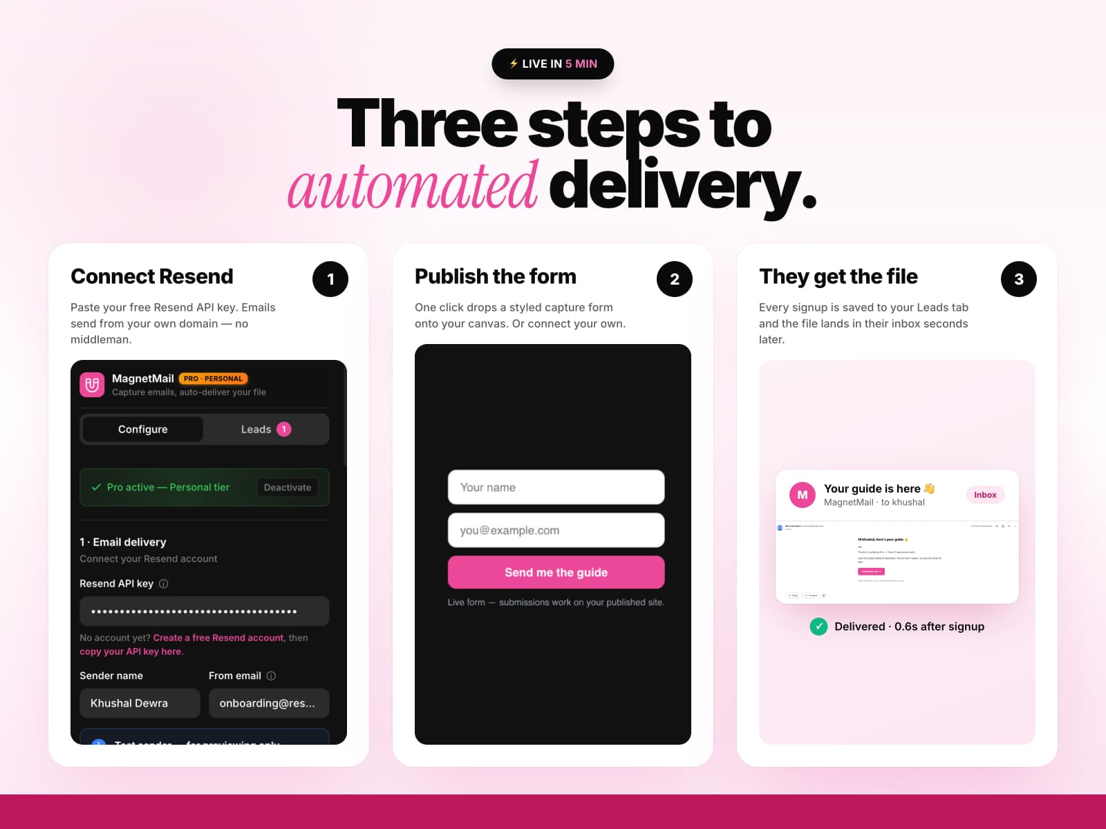 MagnetMail — 🧲 Lead magnets, delivered - Image 2