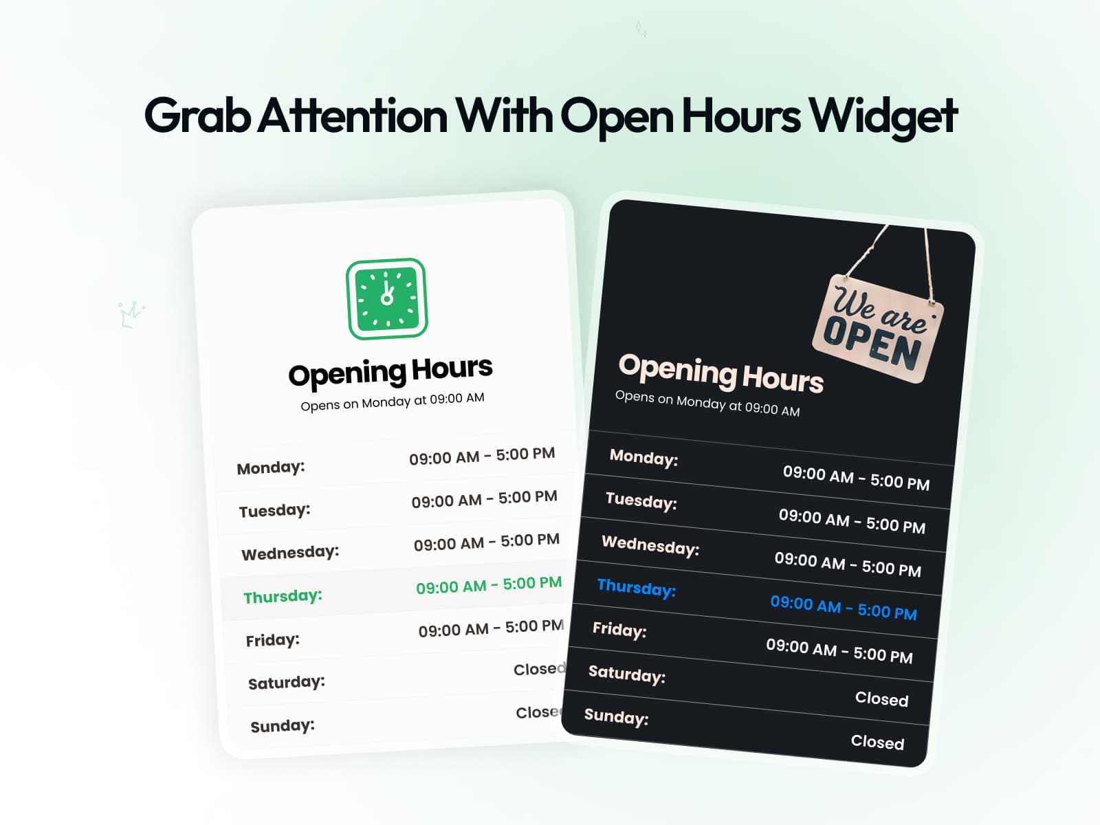 PlumSpace: Open Hours — Display Your Opening Hours - Image 4