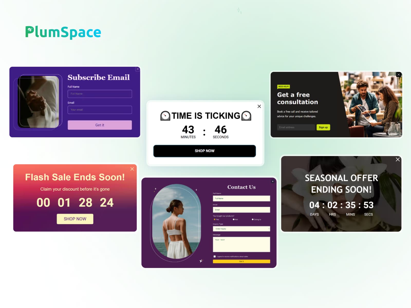 PlumSpace: Popup Window — Popup Builder for Websites