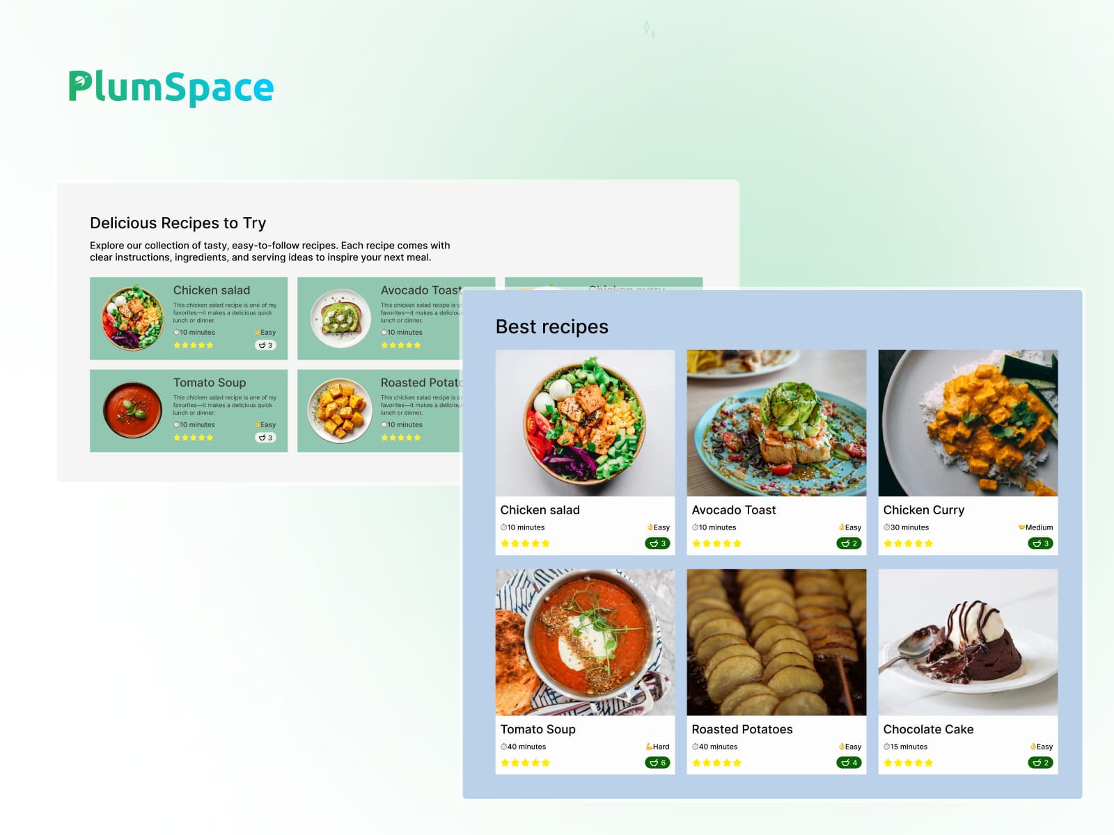 PlumSpace: Recipes — Cook, Share, Inspire