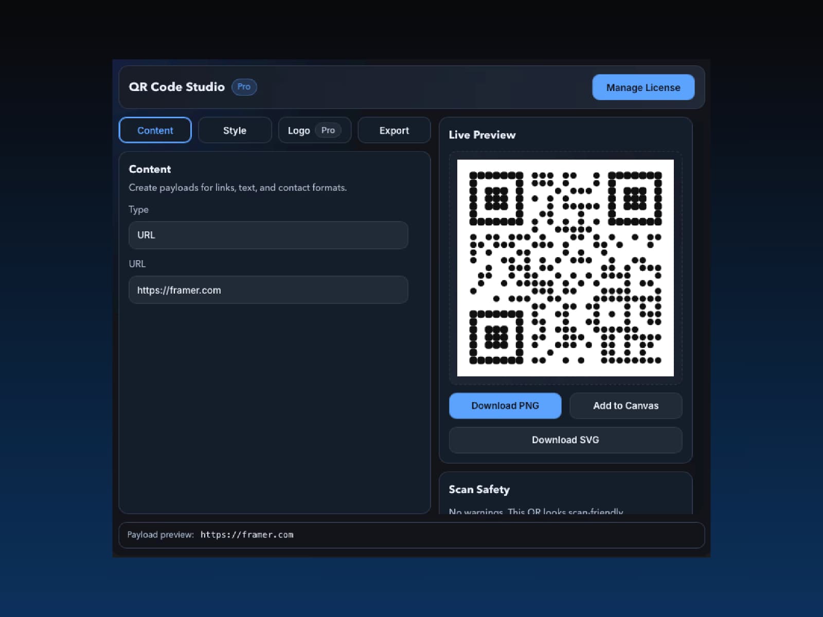 QR Code Studio