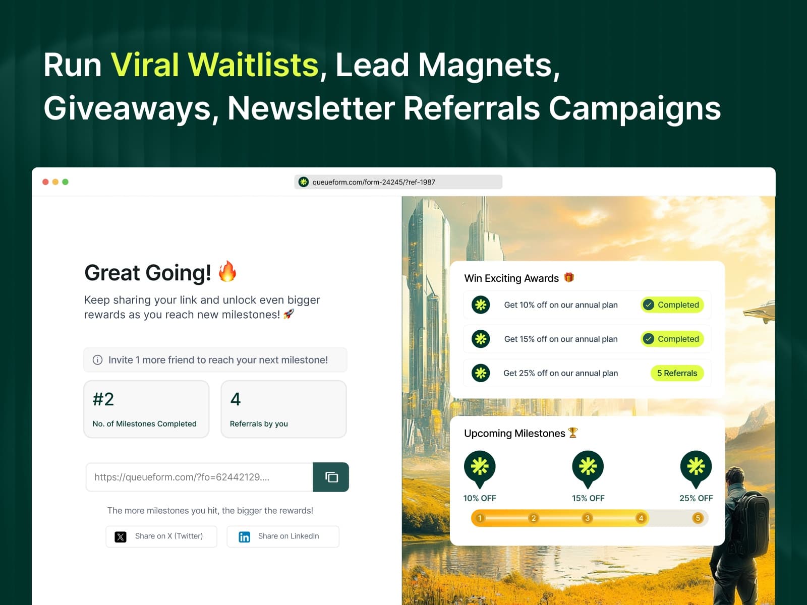 QueueForm — Viral Waitlists & Lead Magnets - Image 3