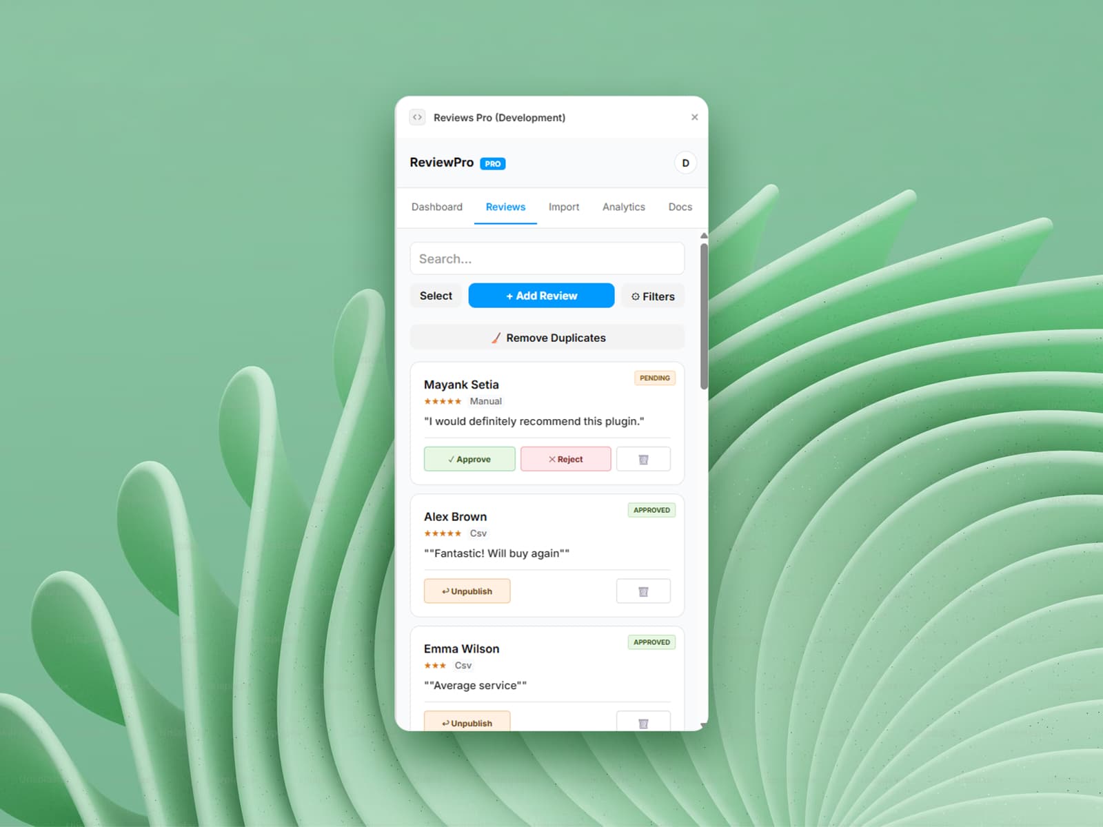 Reviews Pro - Image 2