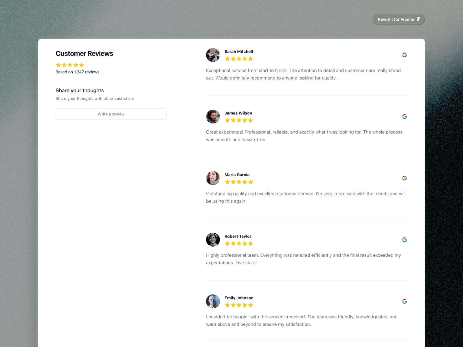 RevuKit - Google Reviews