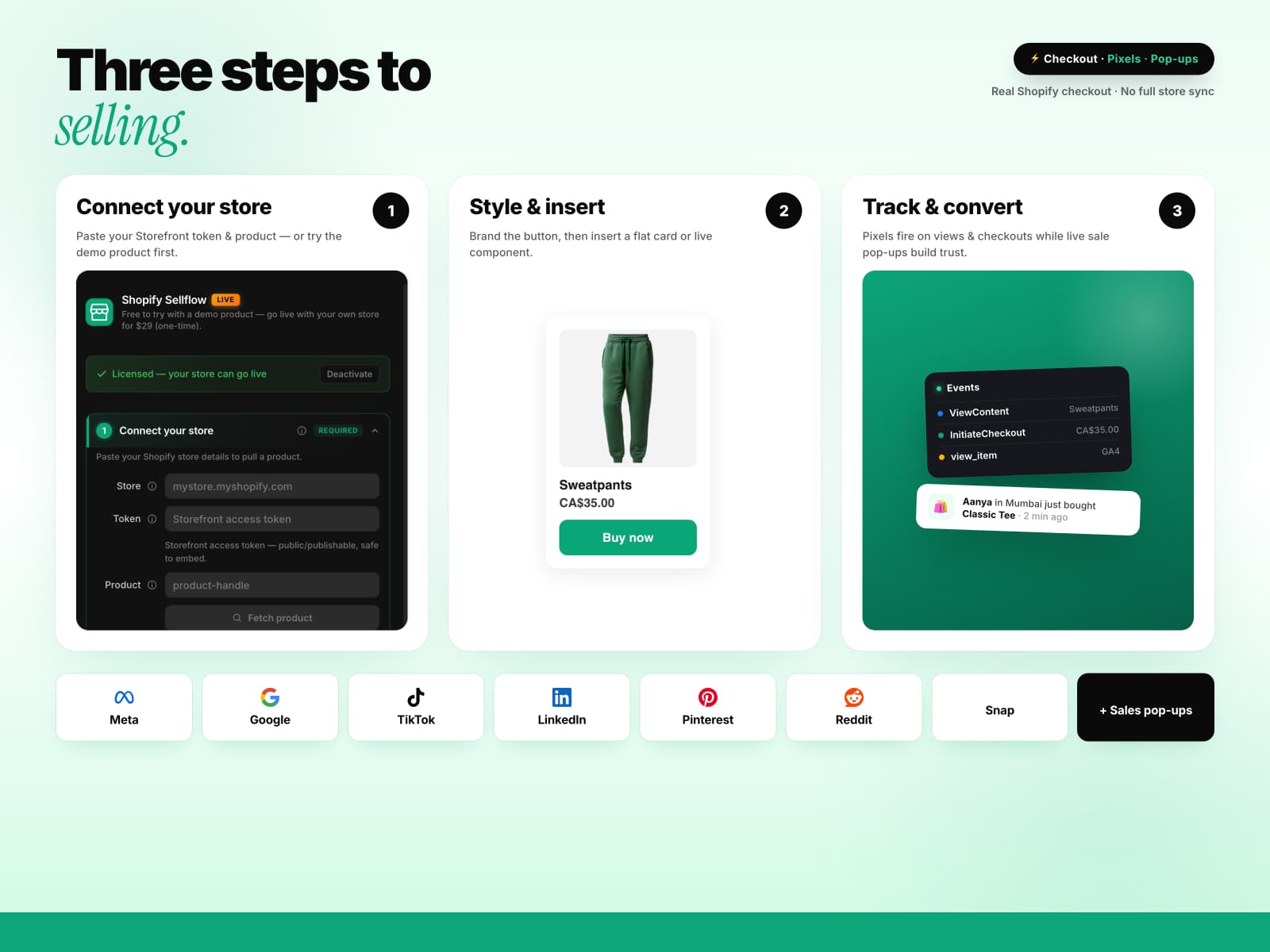 Shopify Sellflow — Shopify checkout for Framer ⚡ - Image 2