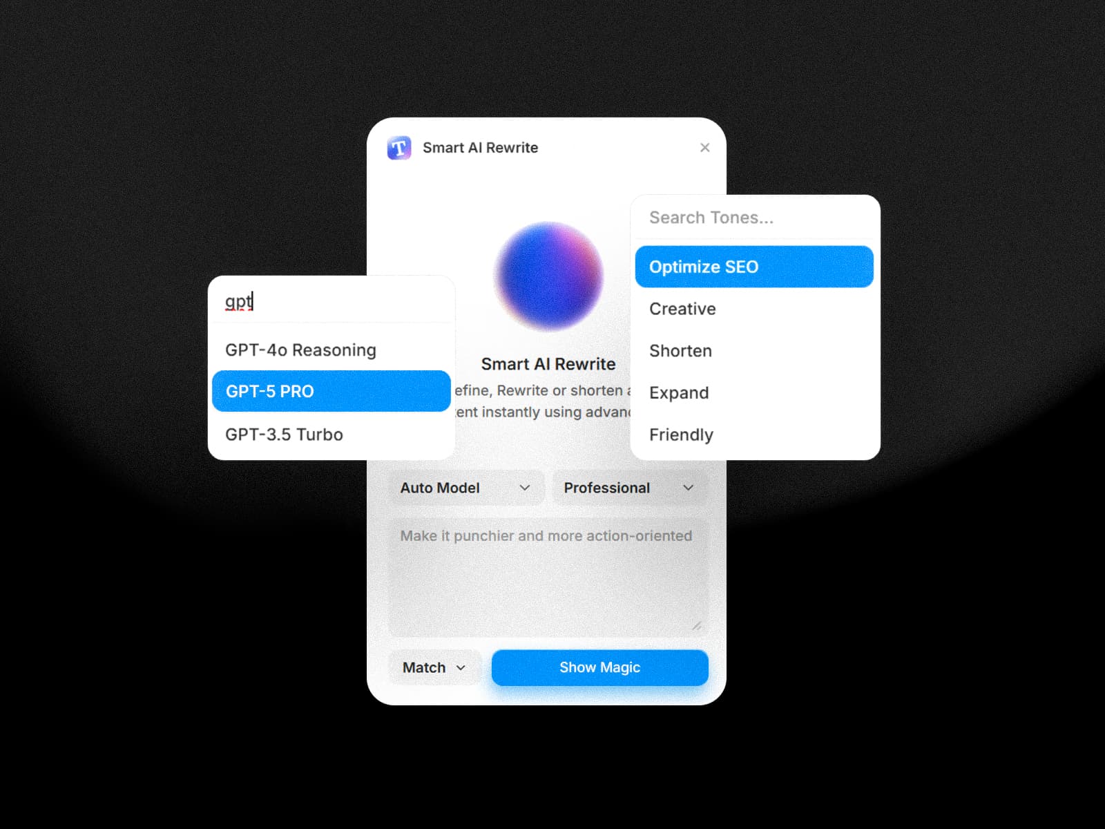 Smart AI Rewrite — Refine any text instantly - Image 2