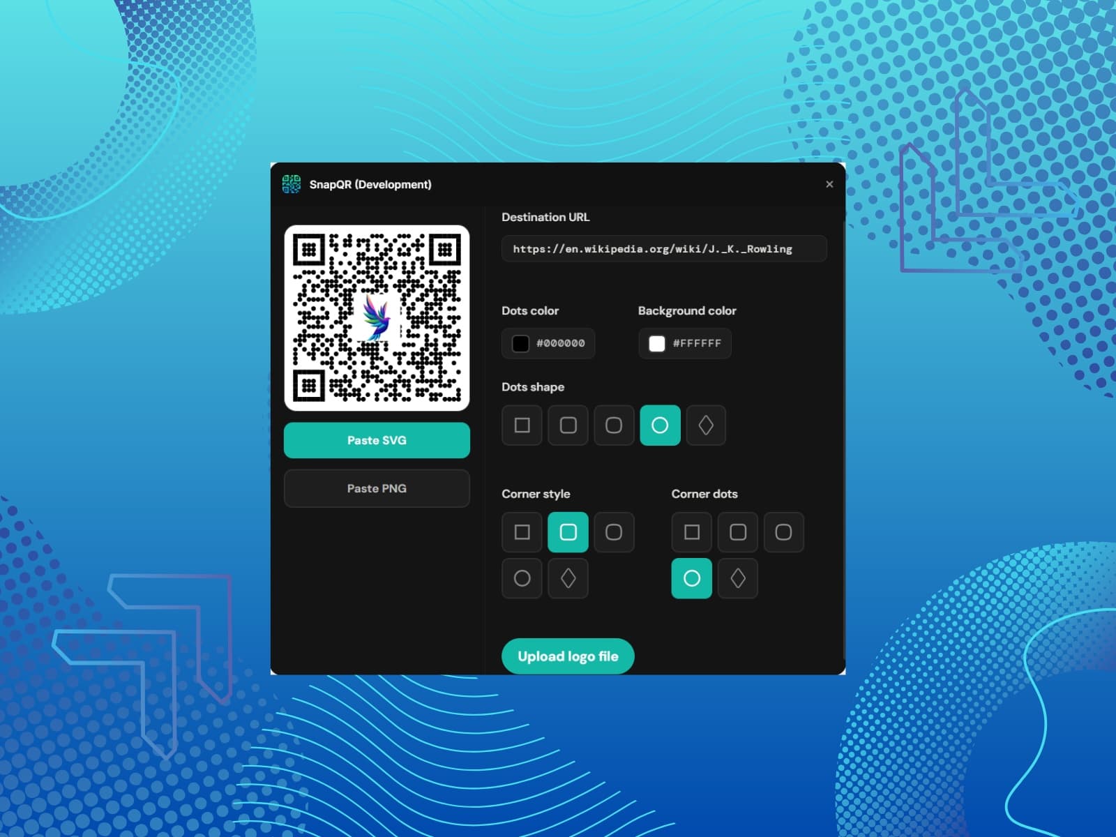 SnapQR — Beautiful, Branded QR Codes