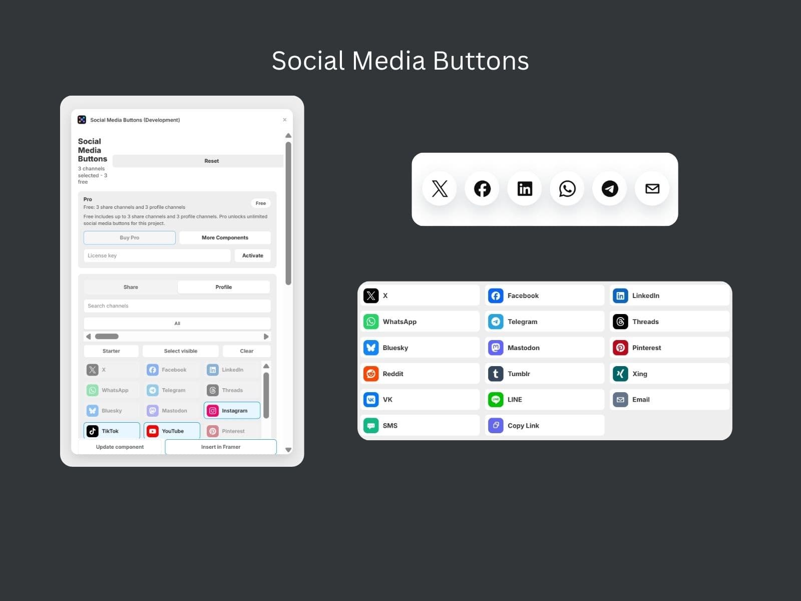 Social Media Buttons — Social Share Buttons - Image 2