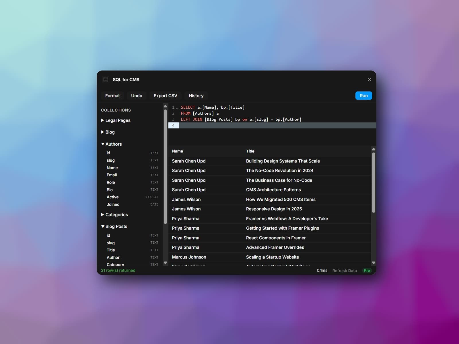 SQL for CMS — Query and bulk-edit with SQL - Image 3
