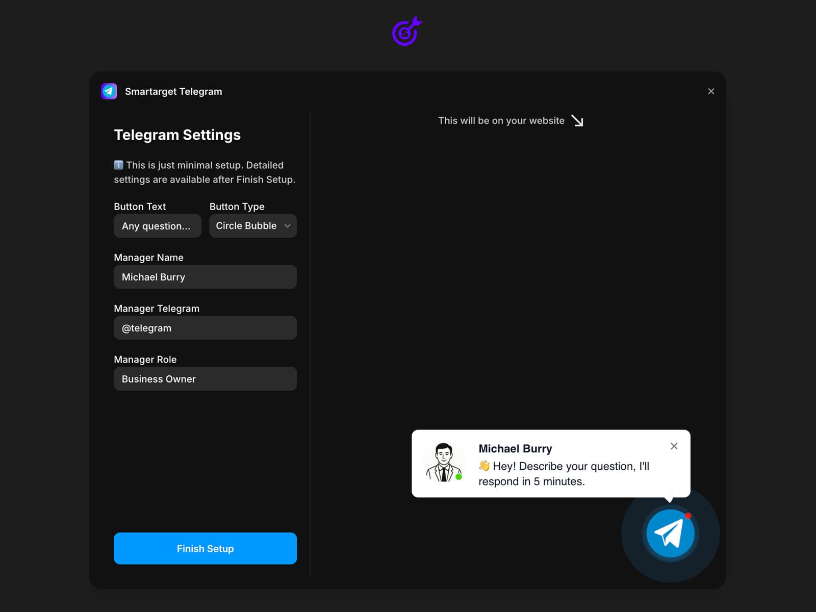 Telegram Chat - Contact Us — Telegram: Turn Visits to Leads - Image 2