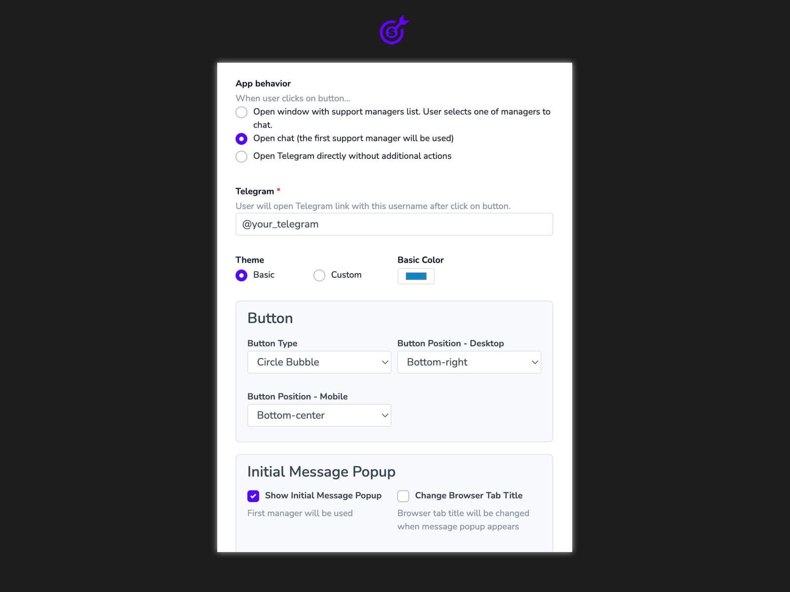 Telegram Chat - Contact Us — Telegram: Turn Visits to Leads - Image 3