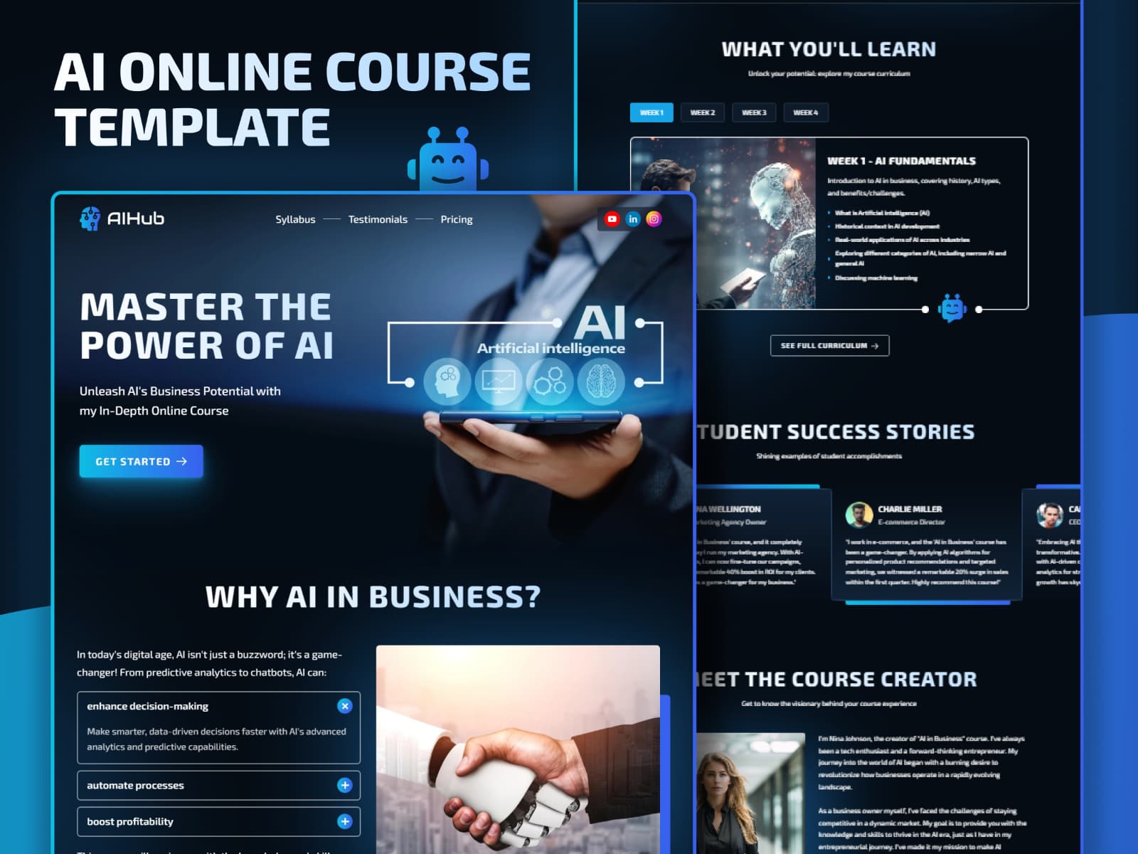 AIHub — AI Online Course Template - Image 4