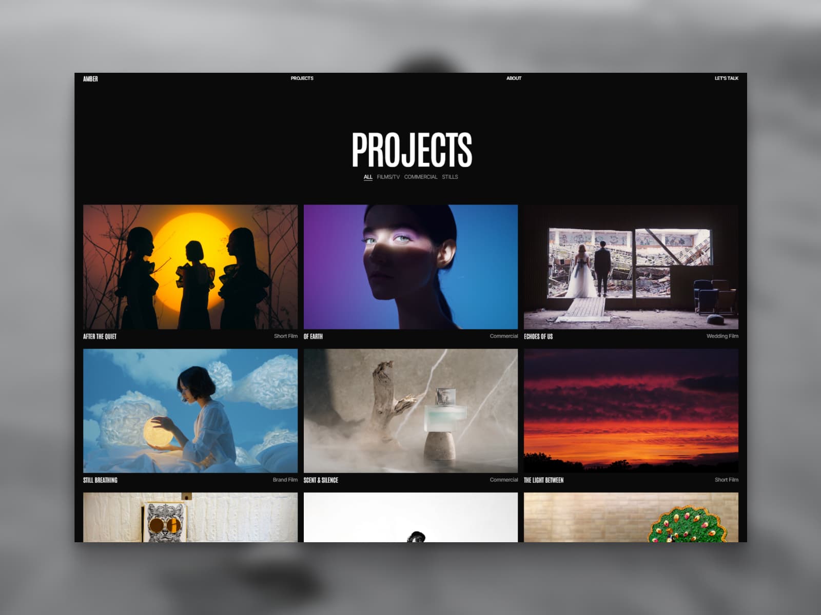 Amber — Minimal Videography Template - Image 3