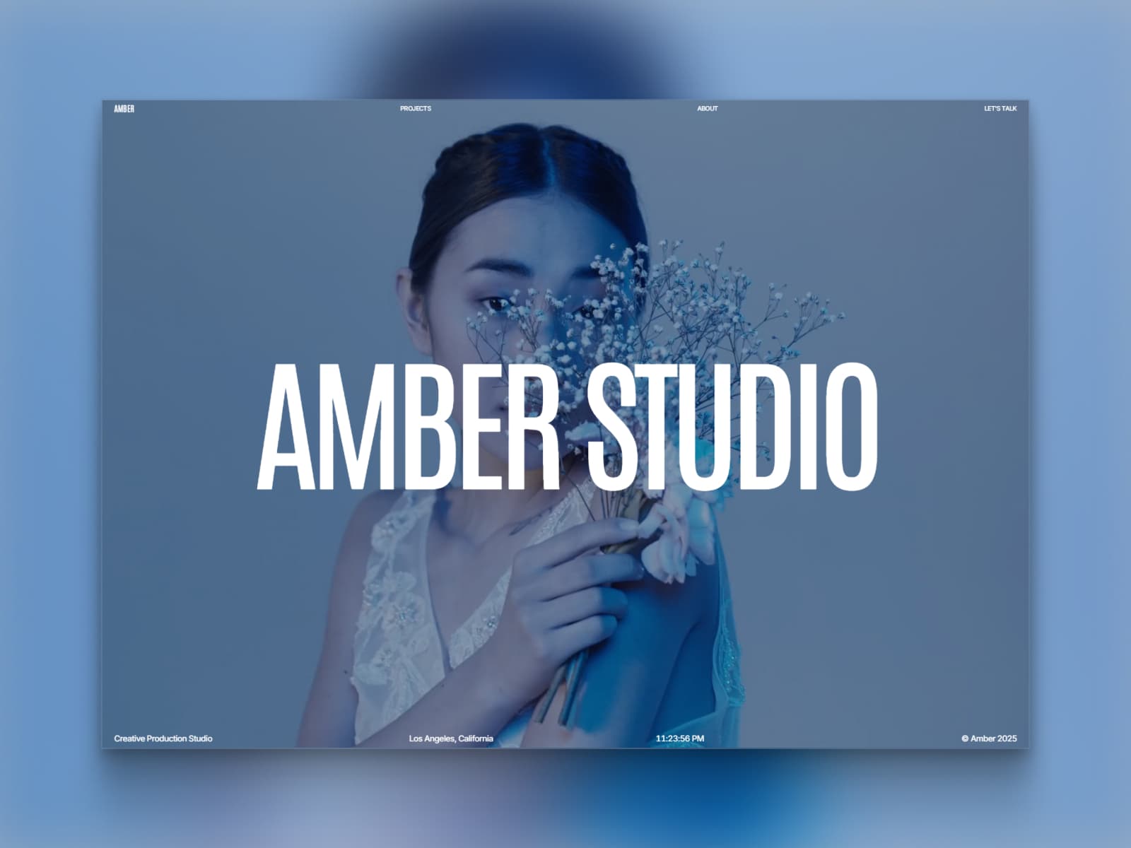 Amber — Minimal Videography Template