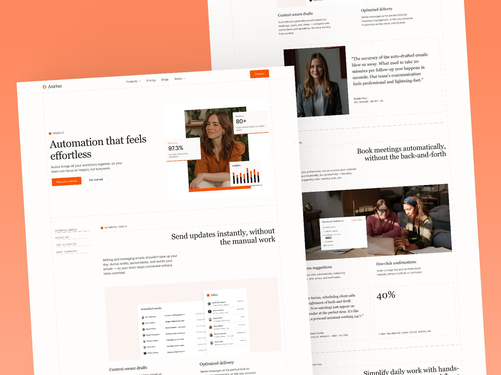 Aurius — SaaS Website Template - Image 2