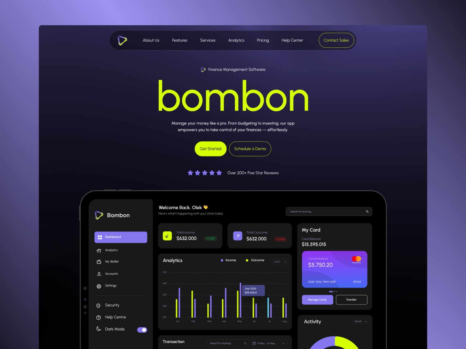 Bombon — SaaS & Finance Agency