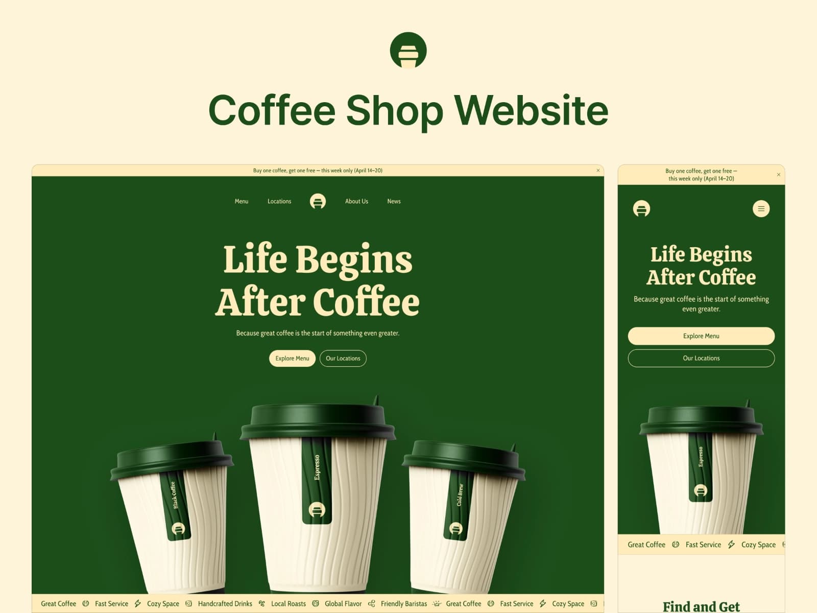 Brewhaus — Coffee Shop Framer Template - Image 2