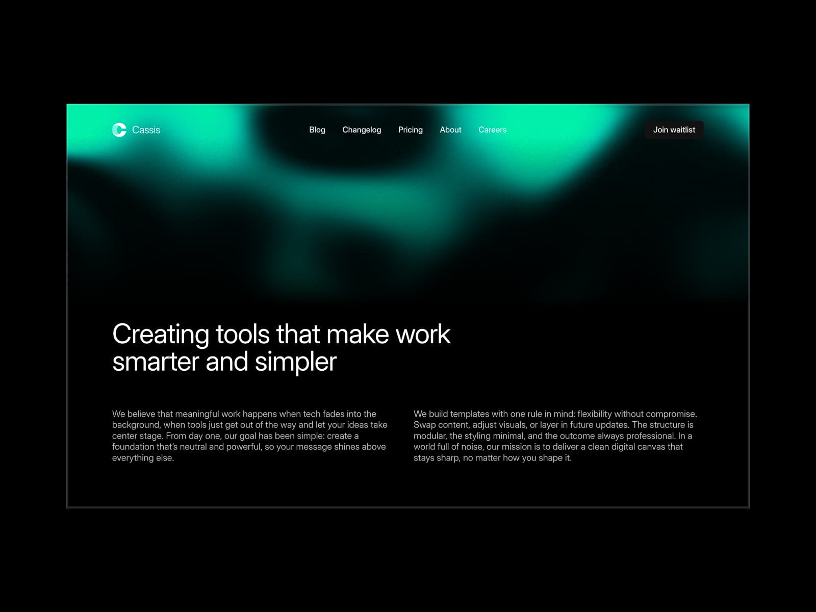 Cassis — Minimalist SaaS Template - Image 2