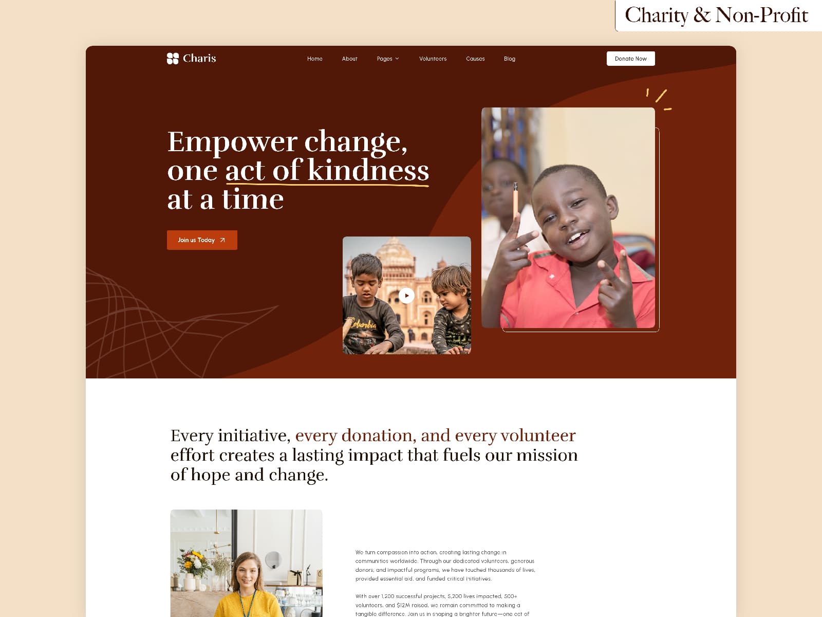 Charis — Charities and Non-Profits Template
