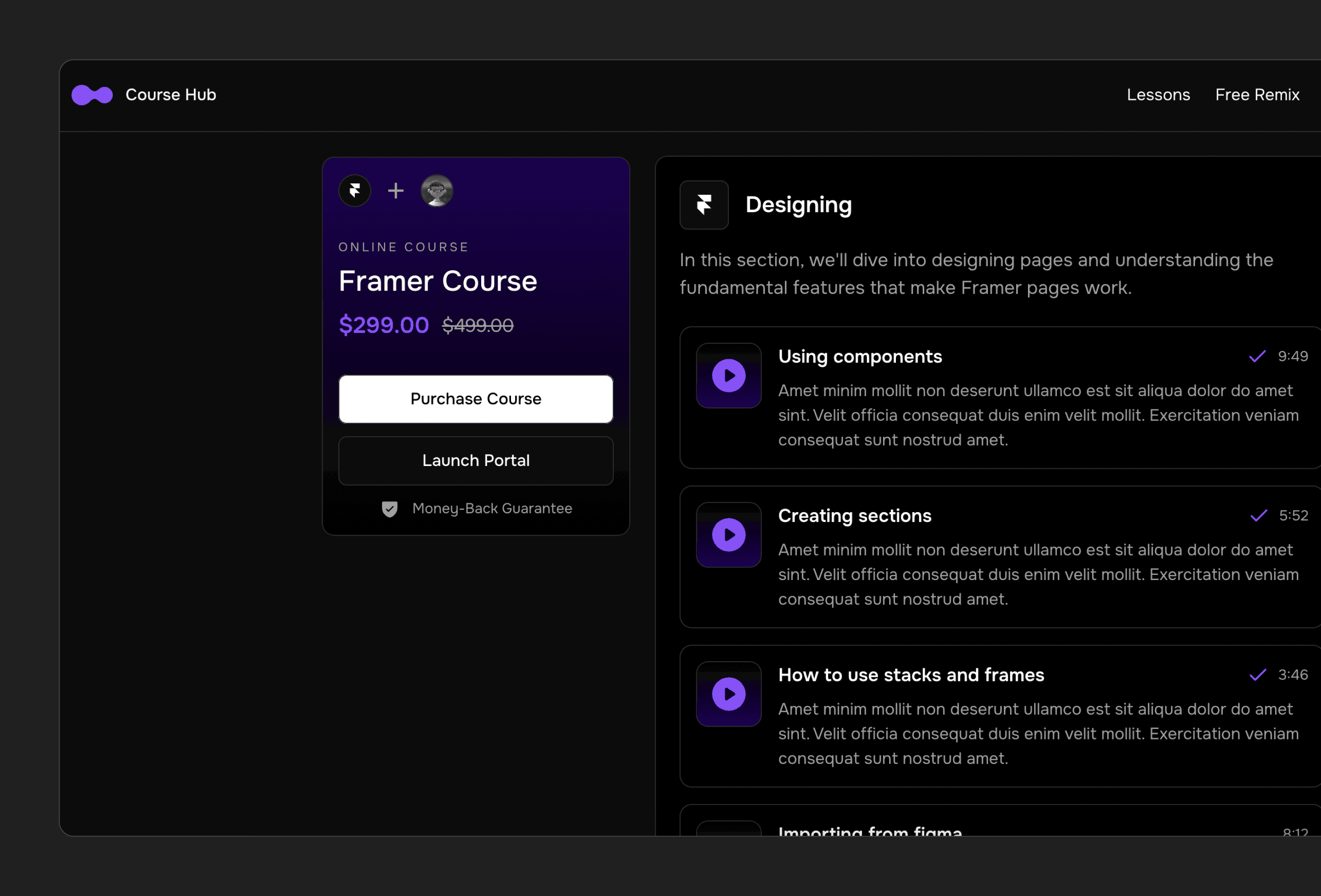 CourseHub — Online course platform - Image 3