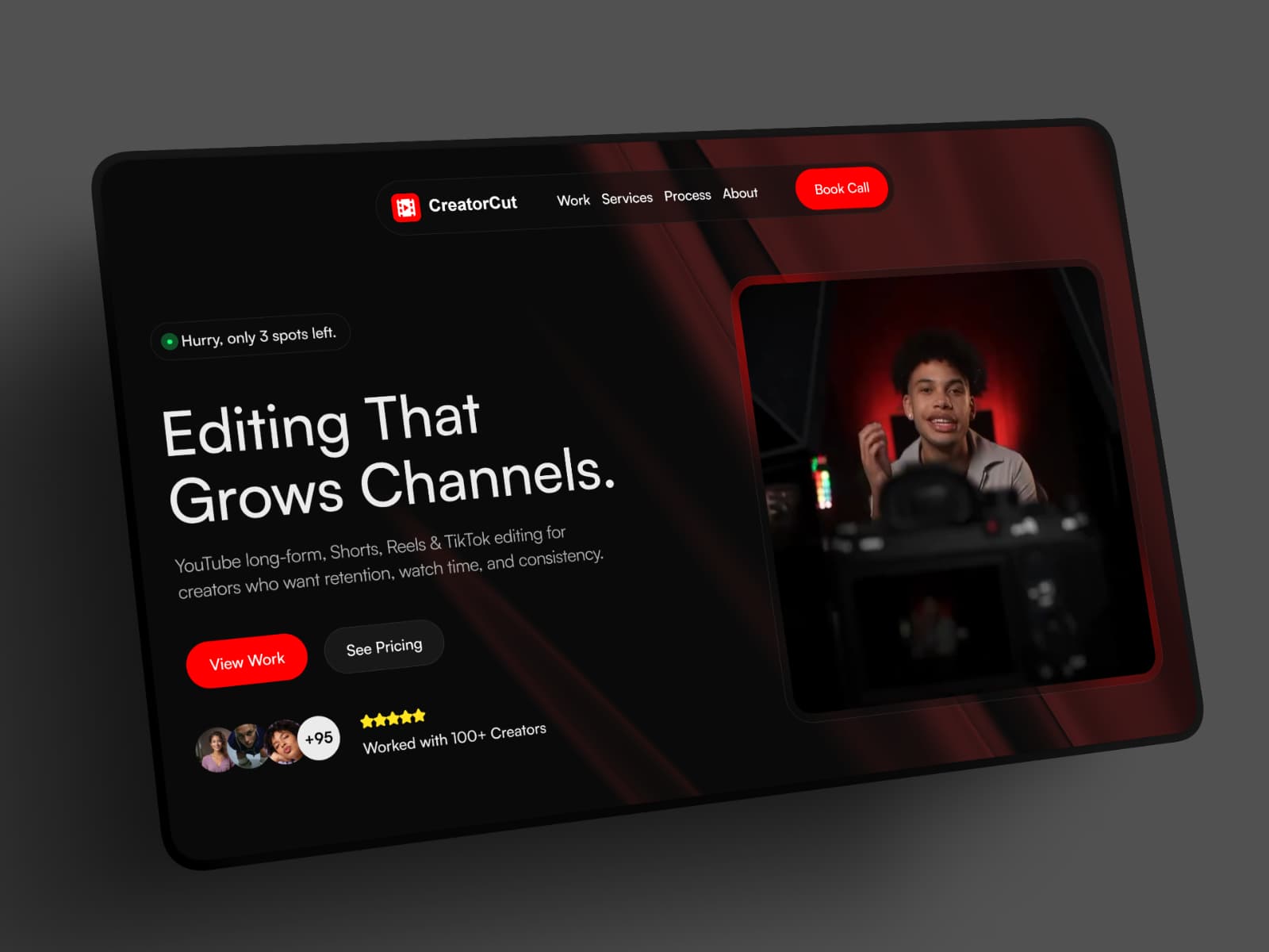 CreatorCut — Video Editing Portfolio