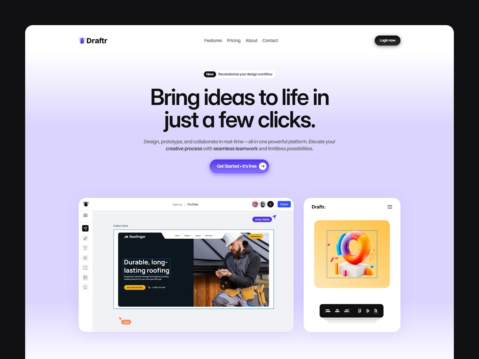 Draftr — SaaS and Software Template