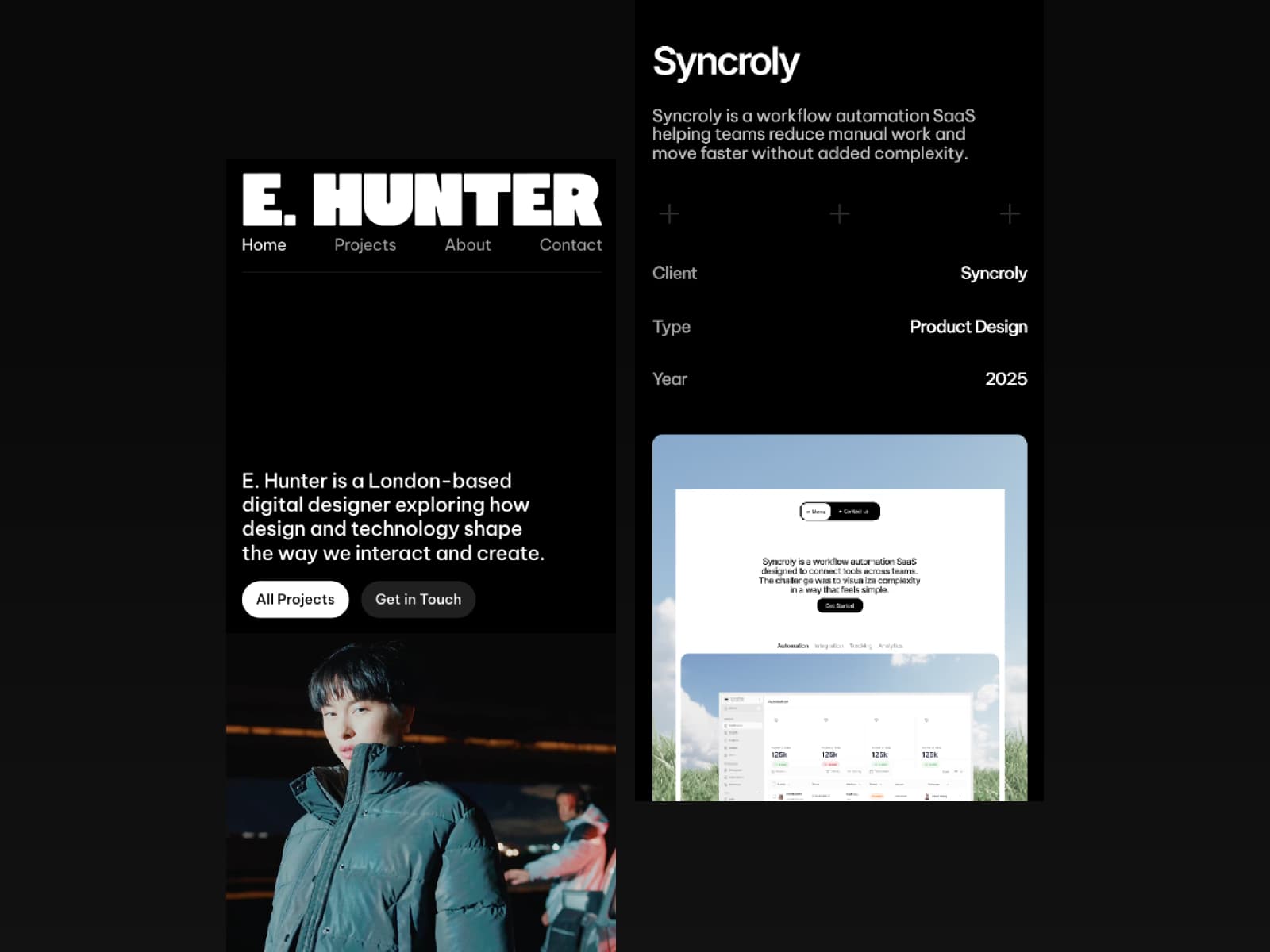E.Hunter — Portfolio Template - Image 3