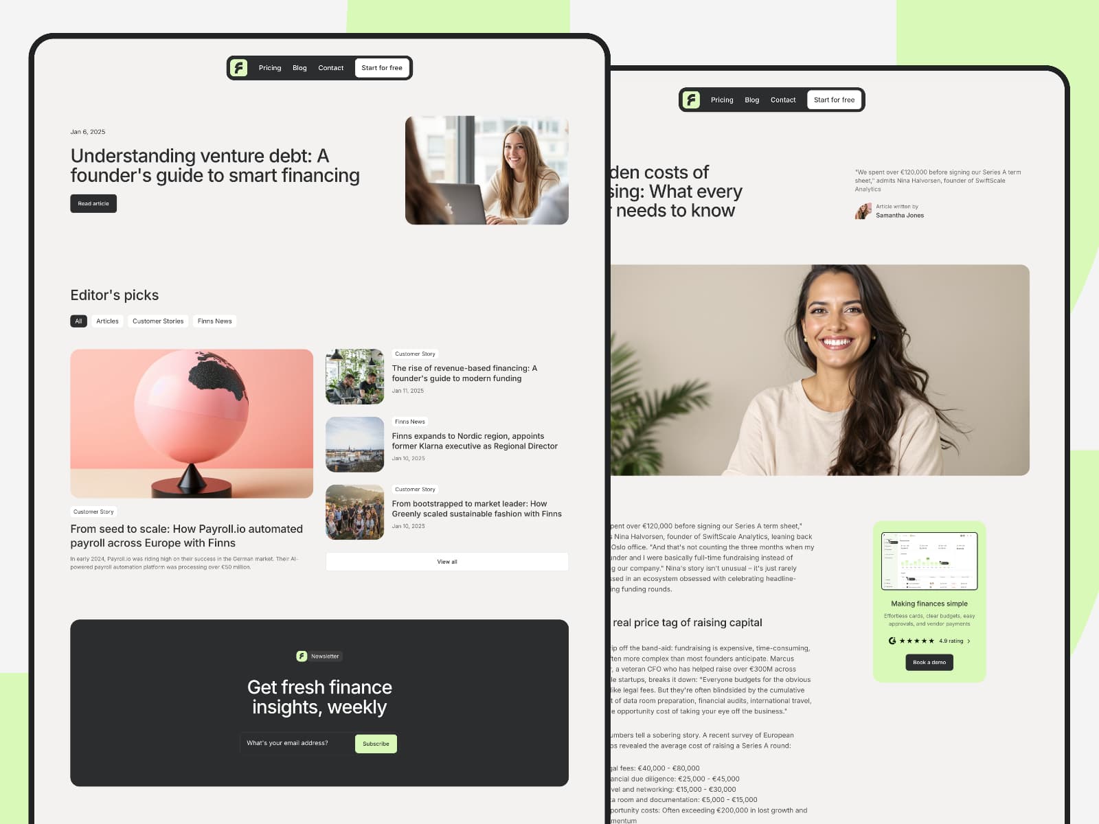 Finns — 100% editable SaaS template - Image 4