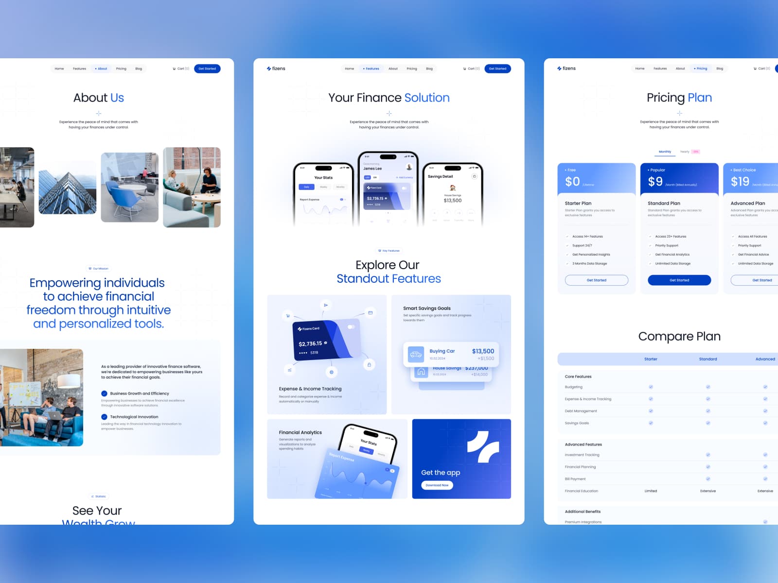 Fizens — The Ultimate Finance SAAS Website - Image 2