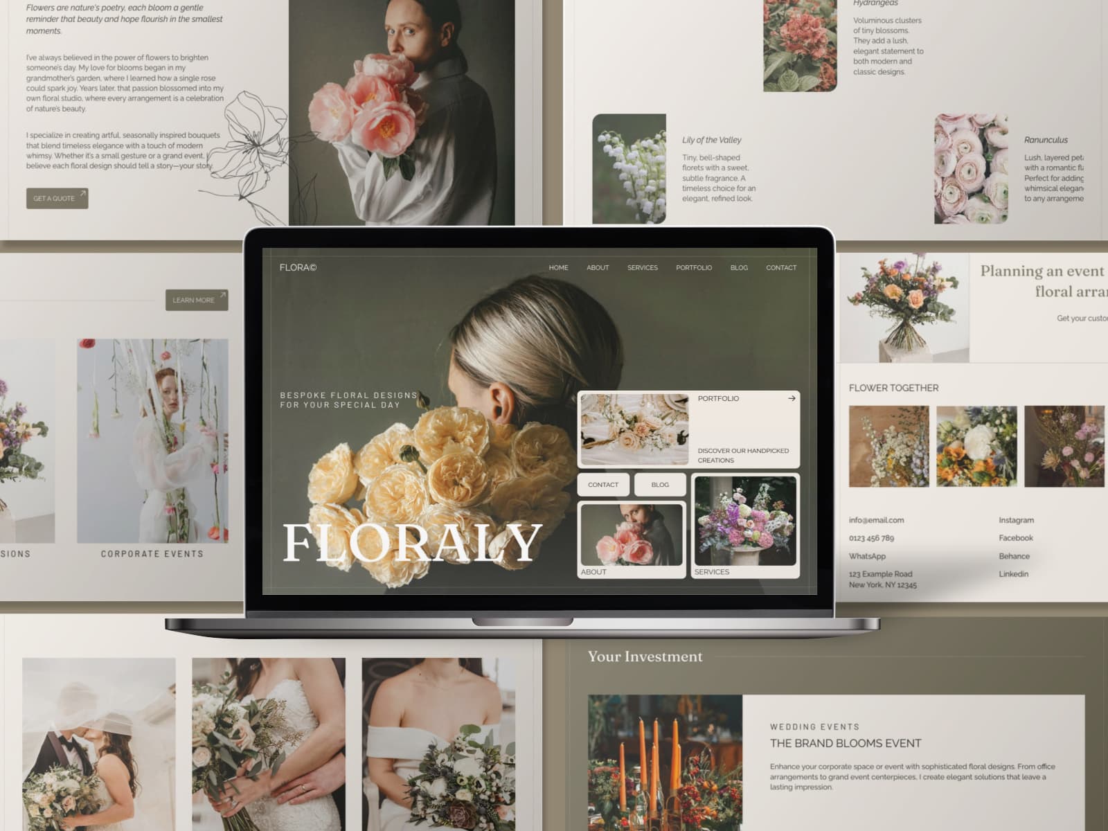 Floraly — Florist & Photographer Portfolio