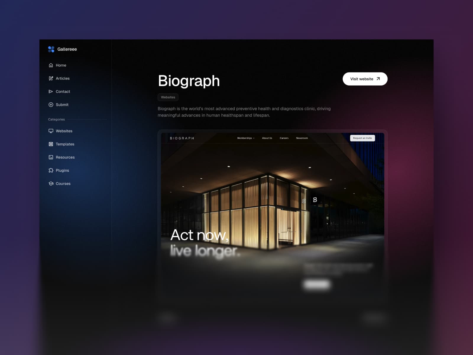 Gallereee — Curation & Directory Template - Image 2