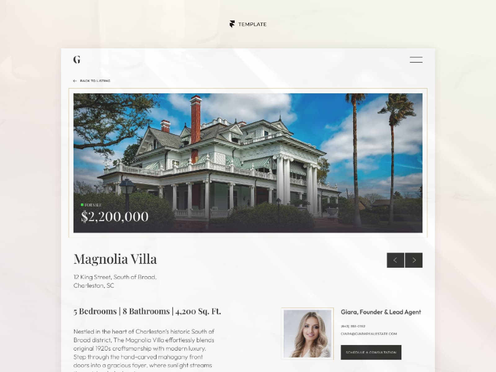 Giara — Premium Real Estate Template - Image 3