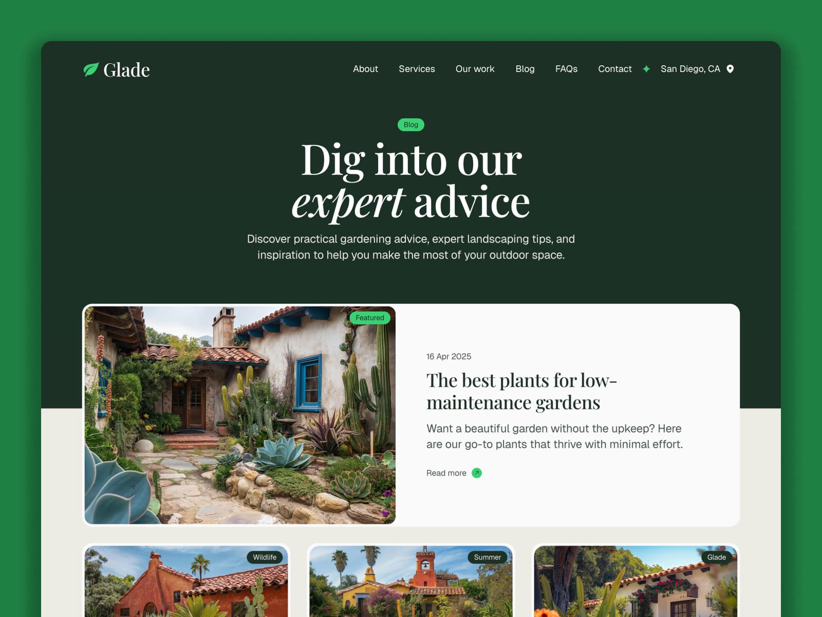 Glade — Landscaping & Gardening Template - Image 2