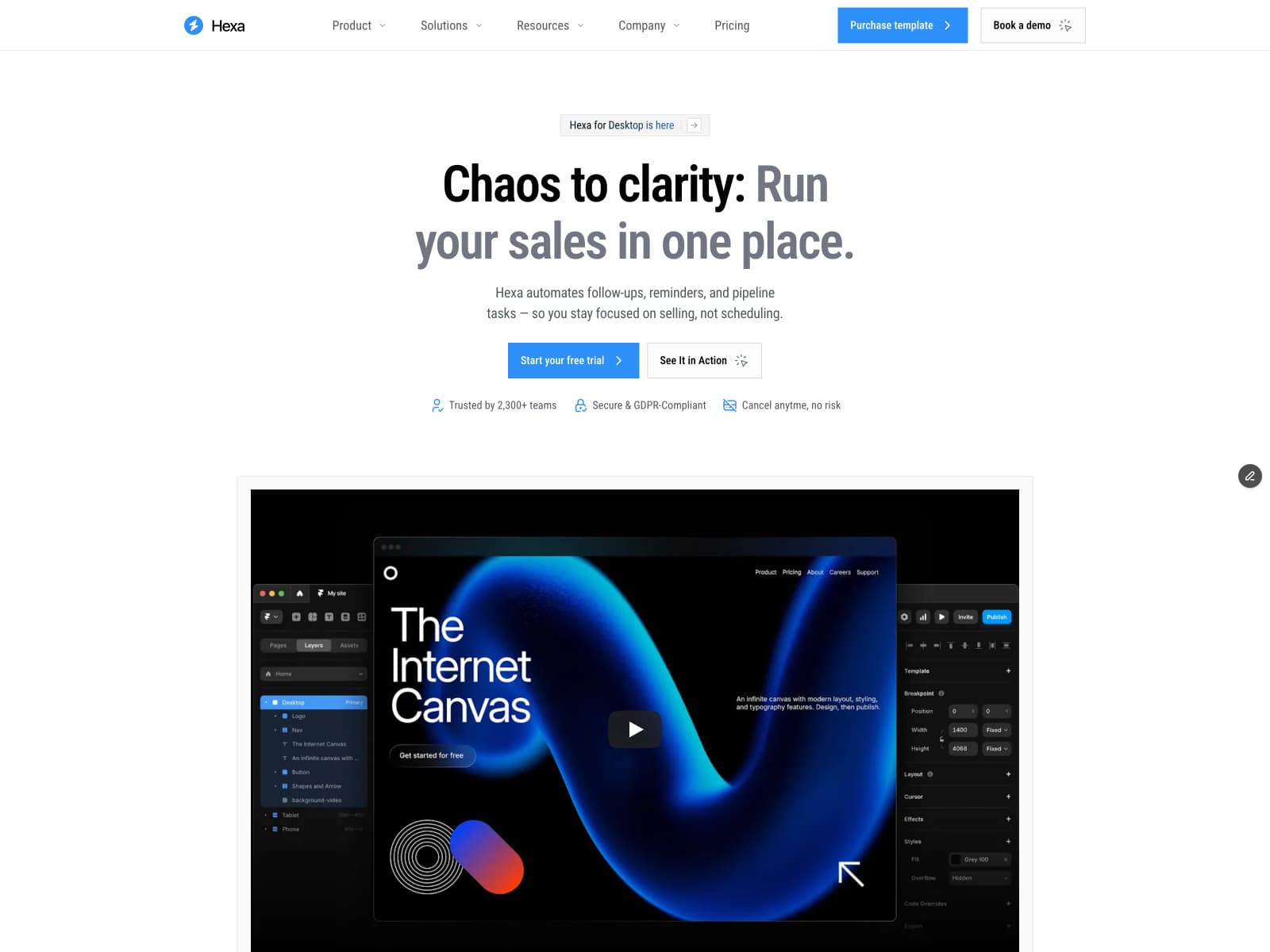 Hexa — Modern AI SAAS Template