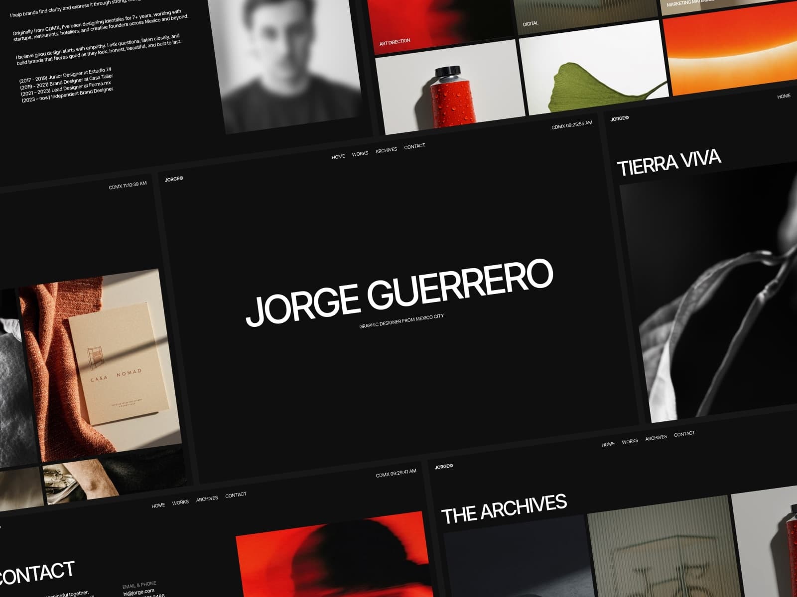 JORGE — Free Portfolio Website Template